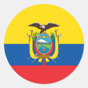 Vlag van Ecuador Sticker
