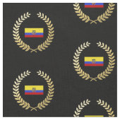 Vlag van Ecuador Stof (Close Up)