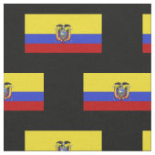 Vlag van Ecuador Stof (Close Up)