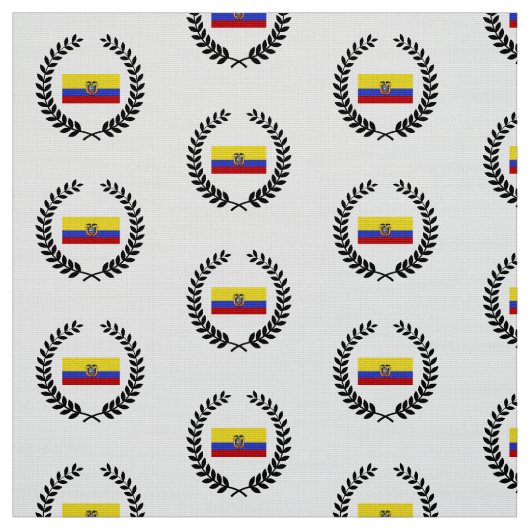 Vlag van Ecuador Stof (Swatch)