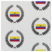 Vlag van Ecuador Stof (Close Up)