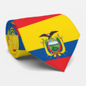Vlag van Ecuador Stropdas (Opgerold)