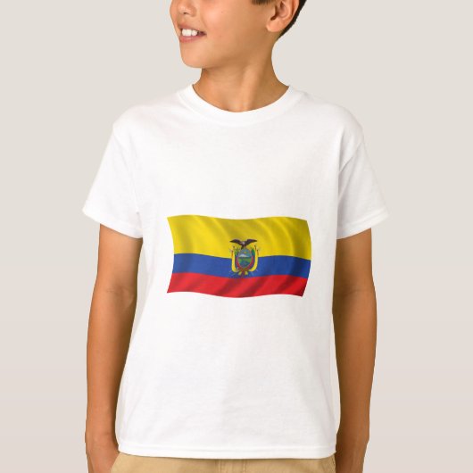 Vlag van Ecuador T-shirt (Voorkant)