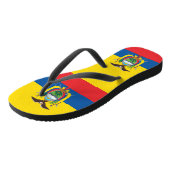 Vlag van Ecuador Teenslippers (Schuin)