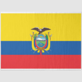 Vlag van Ecuador Tissuepapier