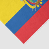 Vlag van Ecuador Tissuepapier (Detail)