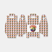 Vlag van Ecuador Voetbal Bedankdoosjes (Uitgevouwen)