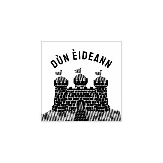 Vlag van Edinburgh - SCOTLAND Rubberstempel (Afrduk)