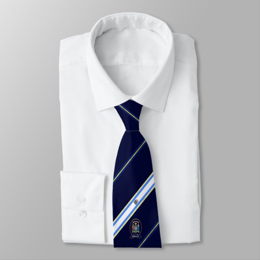 vlag van Edmonton strees Stropdas (Gebonden)