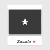 Vlag van een brigadegeneraal van de Amerikaanse Sp Sticker (Vel)