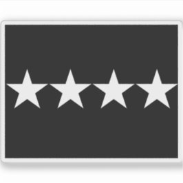 Vlag van een generaal van de United States Space F Sticker