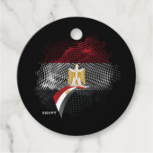 Vlag van Egypte Bedankjes Labels (Voorkant)