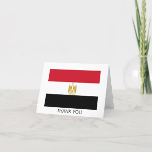Vlag van Egypte Bedankkaart