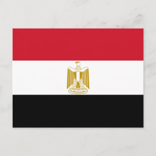 Vlag van Egypte Briefkaart