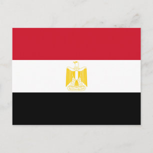 Vlag van Egypte Briefkaart