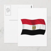 Vlag van Egypte Briefkaart (Voorkant / Achterkant)