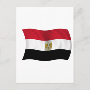 Vlag van Egypte Briefkaart