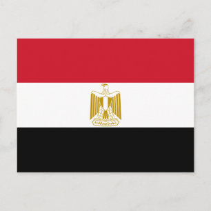 Vlag van Egypte Briefkaart