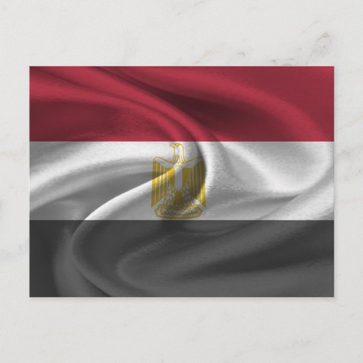 Vlag van Egypte Briefkaart (Voorkant)