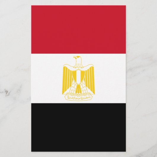 Vlag van Egypte Briefpapier (Voorkant)