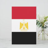 Vlag van Egypte Briefpapier (Staand voorkant)