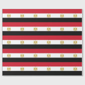 Vlag van Egypte Cadeaupapier (Vlak)