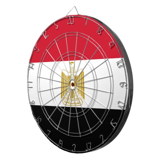 Vlag van Egypte Dartbord (Voorkant Rechts)