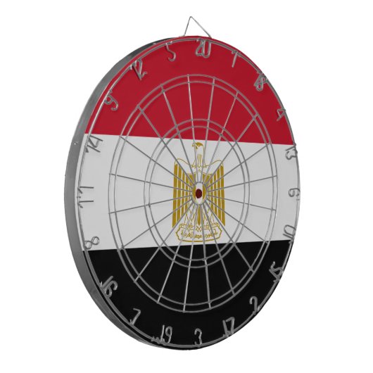 Vlag van Egypte Dartbord (Voorkant Links)