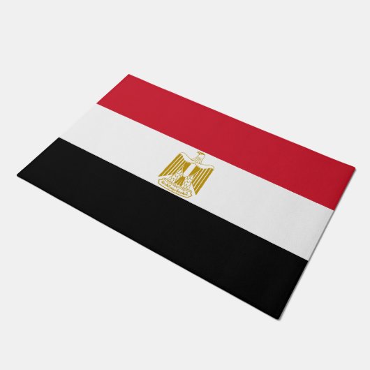 Vlag van Egypte Deurmat (Schuin)