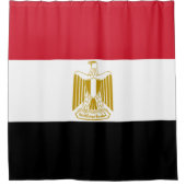 Vlag van Egypte Douchegordijn (Voorkant)