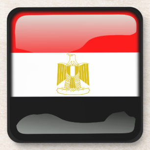 Vlag van Egypte Drankjes Onderzetter