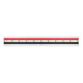 Vlag van Egypte Eagle Red Black White Grosgrain Lint (Voorkant)