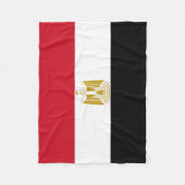 Vlag van Egypte Fleece Deken (Voorkant)