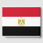 Vlag van Egypte Gastenboek (Achterkant)