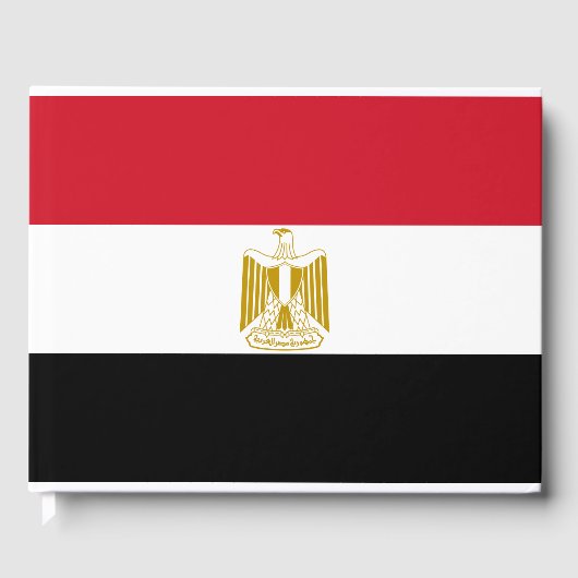 Vlag van Egypte Gastenboek (Voorkant)