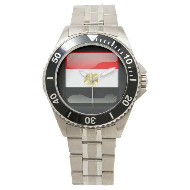 Vlag_van_Egypte Horloge (Voorkant)