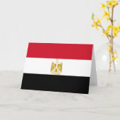 Vlag van Egypte Kaart (Gele Bloem)