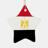 Vlag van Egypte Keramisch Ornament (Rechts)