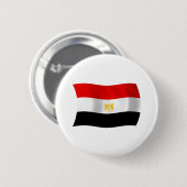 Vlag van Egypte knop Ronde Button 5,7 Cm (Voorkant /achterkant)
