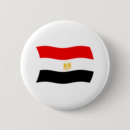 Vlag van Egypte knop Ronde Button 5,7 Cm (Voorkant)