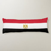 Vlag van Egypte Lichaamskussen (Achterkant)