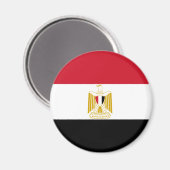 Vlag van Egypte Magneet (Voorkant / Achterkant)