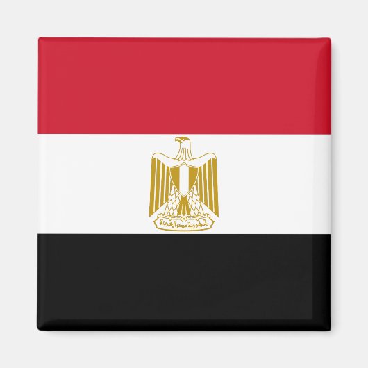 Vlag van Egypte Magneet (Voorkant)