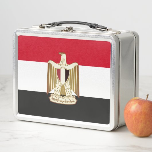 Vlag van Egypte (met een groter wapen) (In situ)