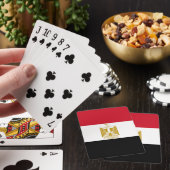 Vlag van Egypte Pokerkaarten (Insitu)