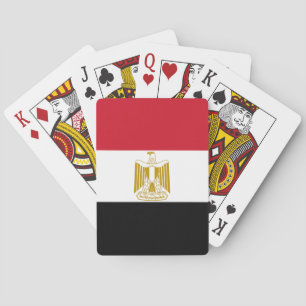 Vlag van Egypte Pokerkaarten
