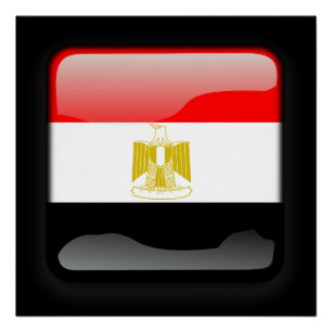Vlag van Egypte Poster