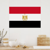 Vlag van Egypte Poster (Keuken)