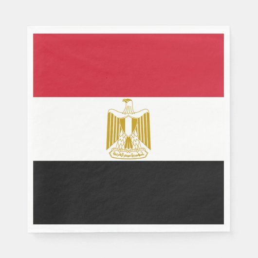 Vlag van Egypte Servet (Voorkant)