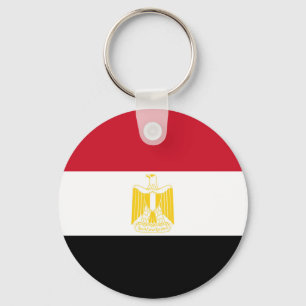 Vlag van Egypte Sleutelhanger